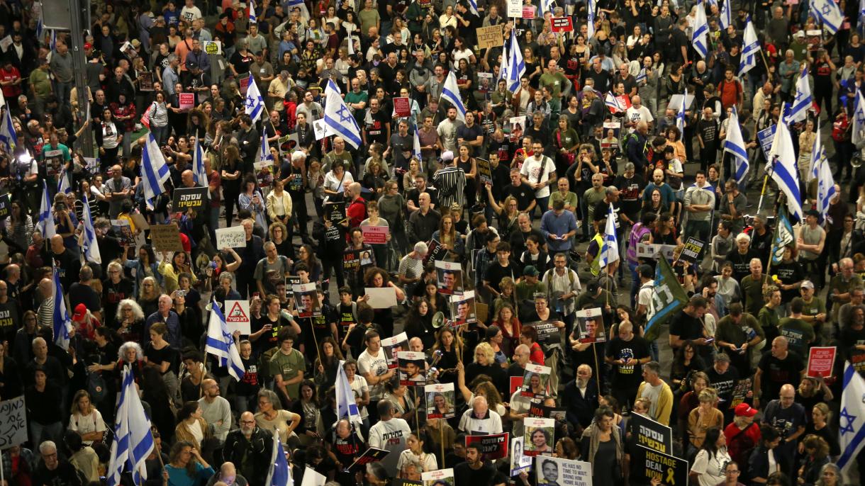 Ysraýylda Netanýahu garşy protestler dowam edýär