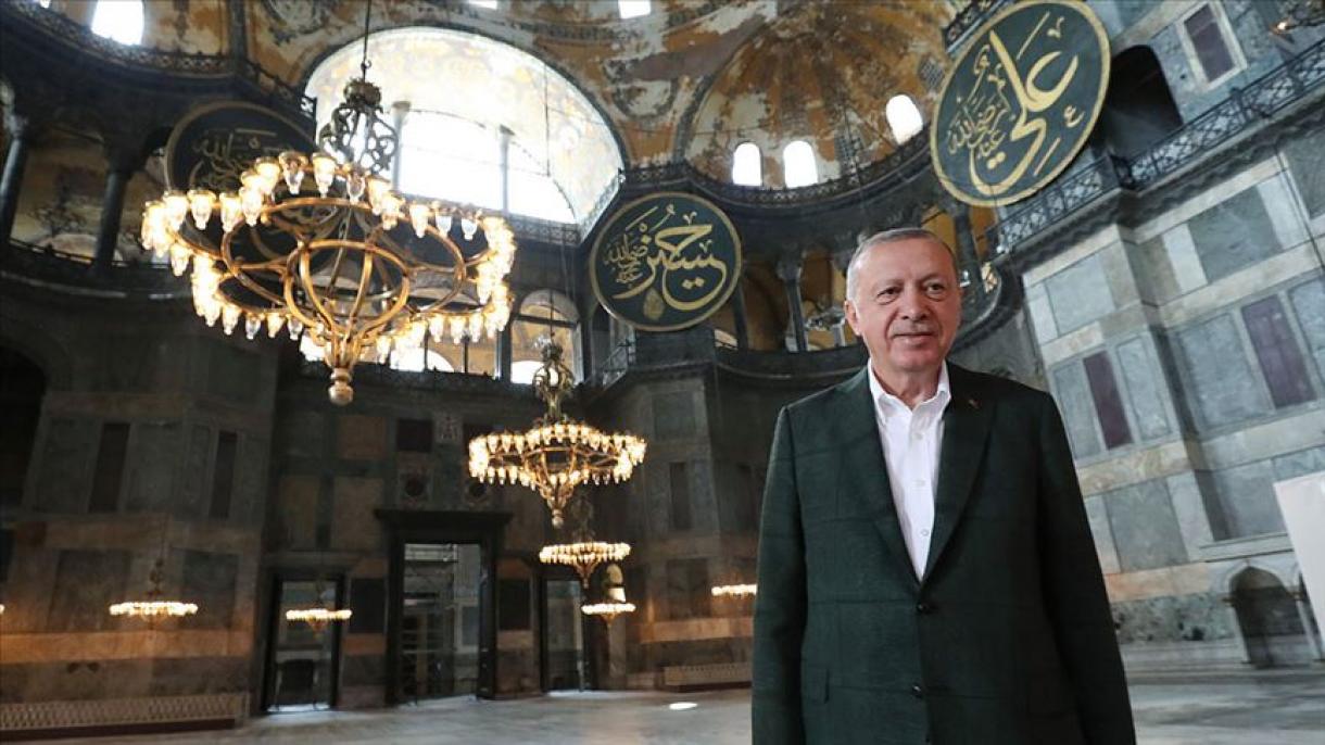 Erdogan: Aja Sofija... Uvijek si bila naša, a mi tvoji (VIDEO)