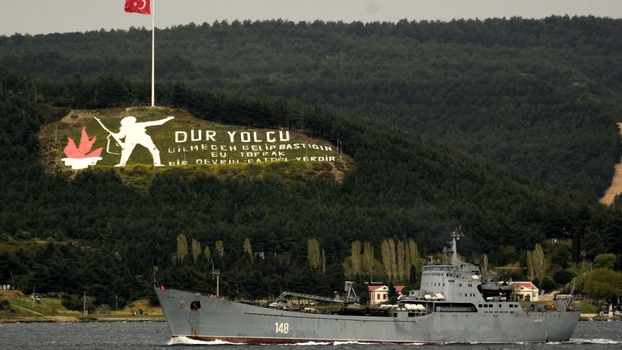 Rossiyaga oid harbiy kema Turkiyaning Chanoqqal’a bo’g’ozidan o’tdi