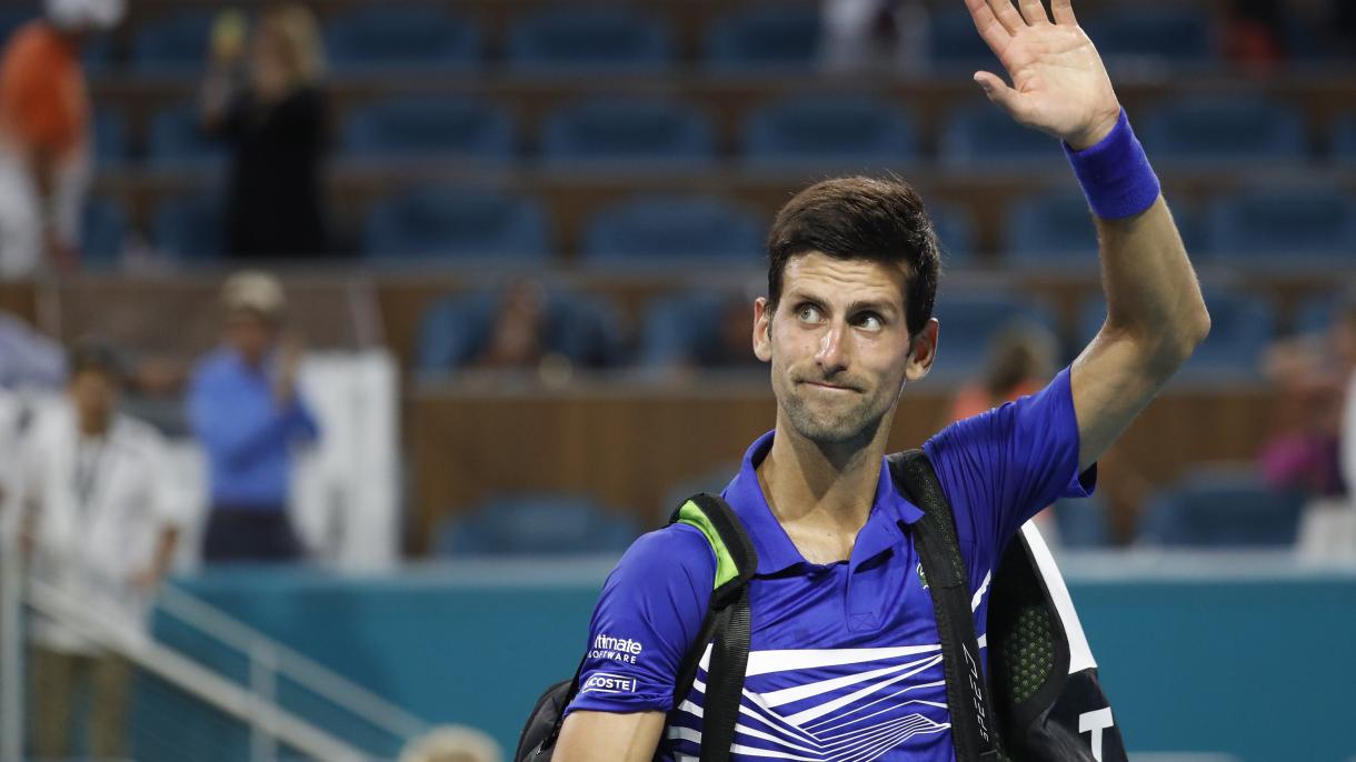 Novak Djokovic se despide de manera sorprendente del Abierto de Miami