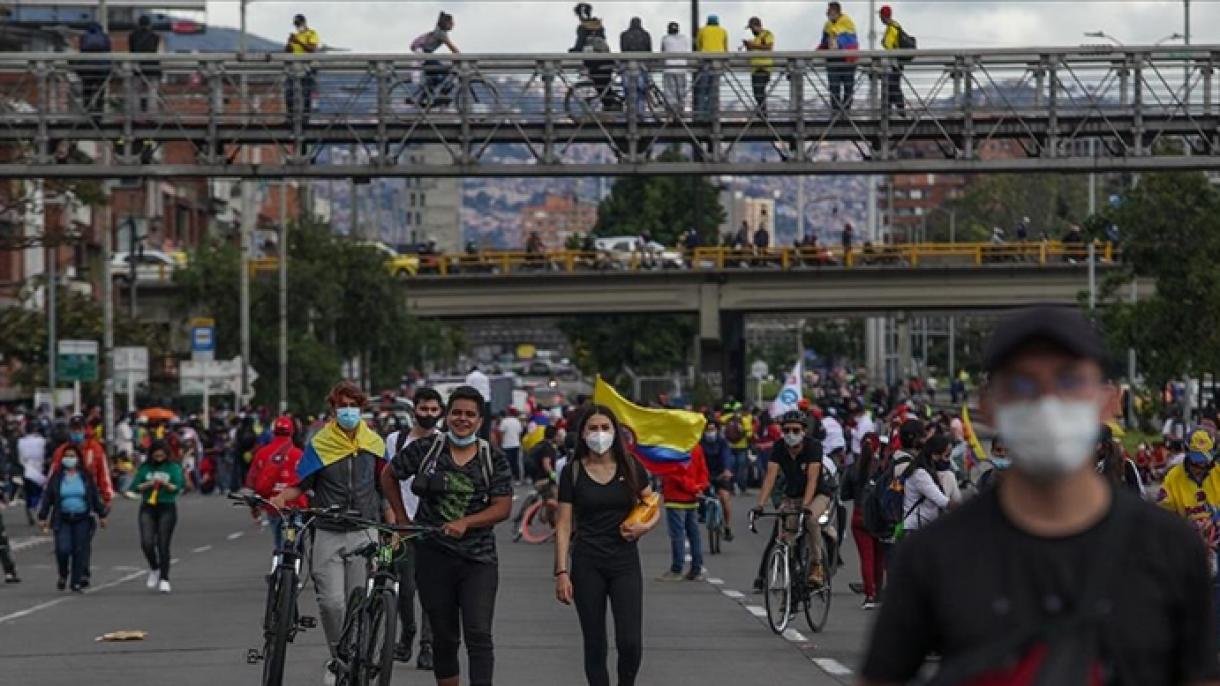 تداوم اعتراضات مردمی در کلمبیا