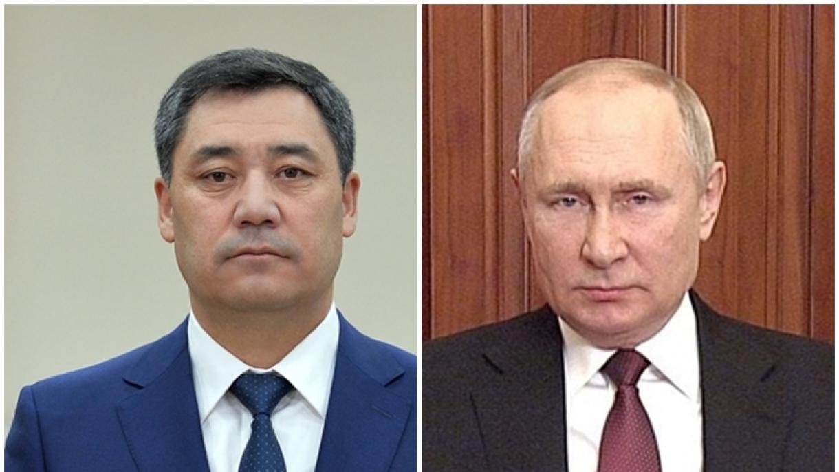 Qırğızıstan vә Rusiya prezidentlәri arasında telefon danışığı olub