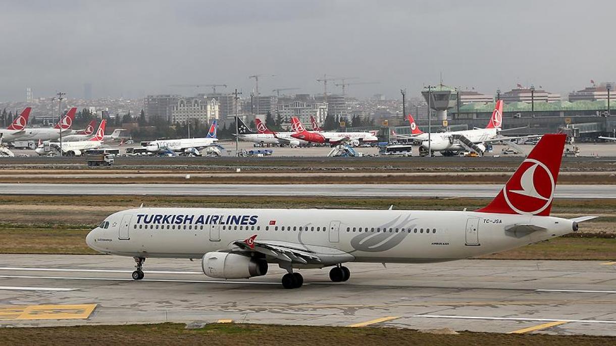پرواز متقابل خطوط هوایی ترکیه به آنتالیا و الجزیره
