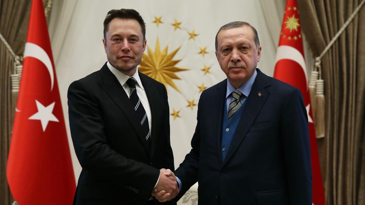 Elon Musk, la Complexul Prezidential din Ankara