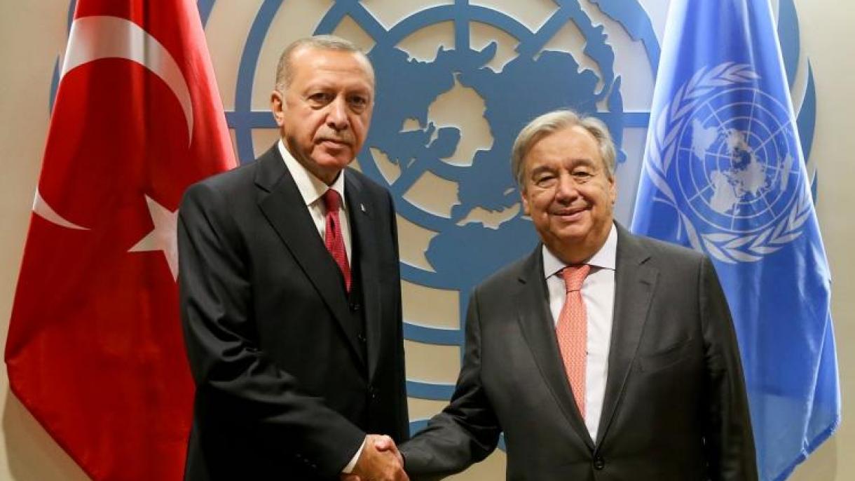 Presidente turco mantiene encuentros en el marco de la Asamblea General de la ONU