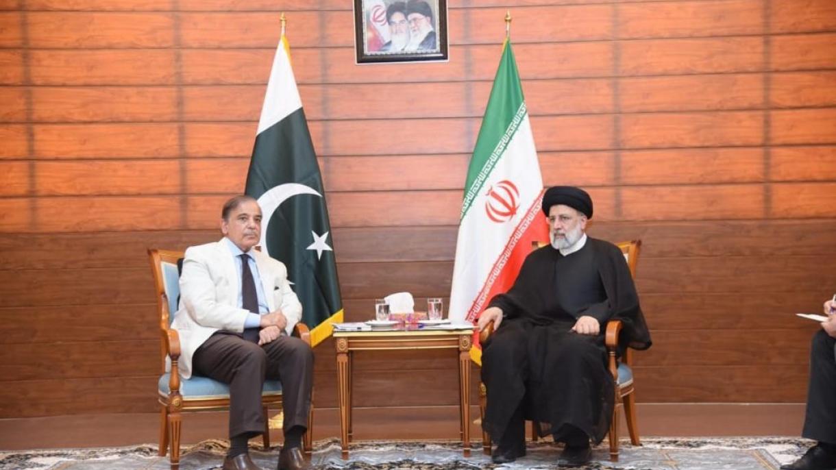 وزیراعظم شہباز شریف اور ایران کے صدر ابراہیم رئیسی کا دو طرفہ تعلقات پر تبادلہ خیال