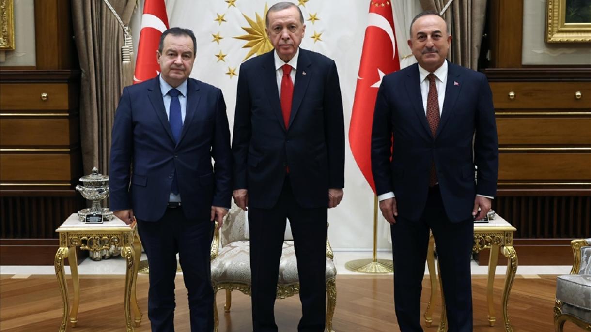 Ердоган прие външния министър на Сърбия Ивица Дачич