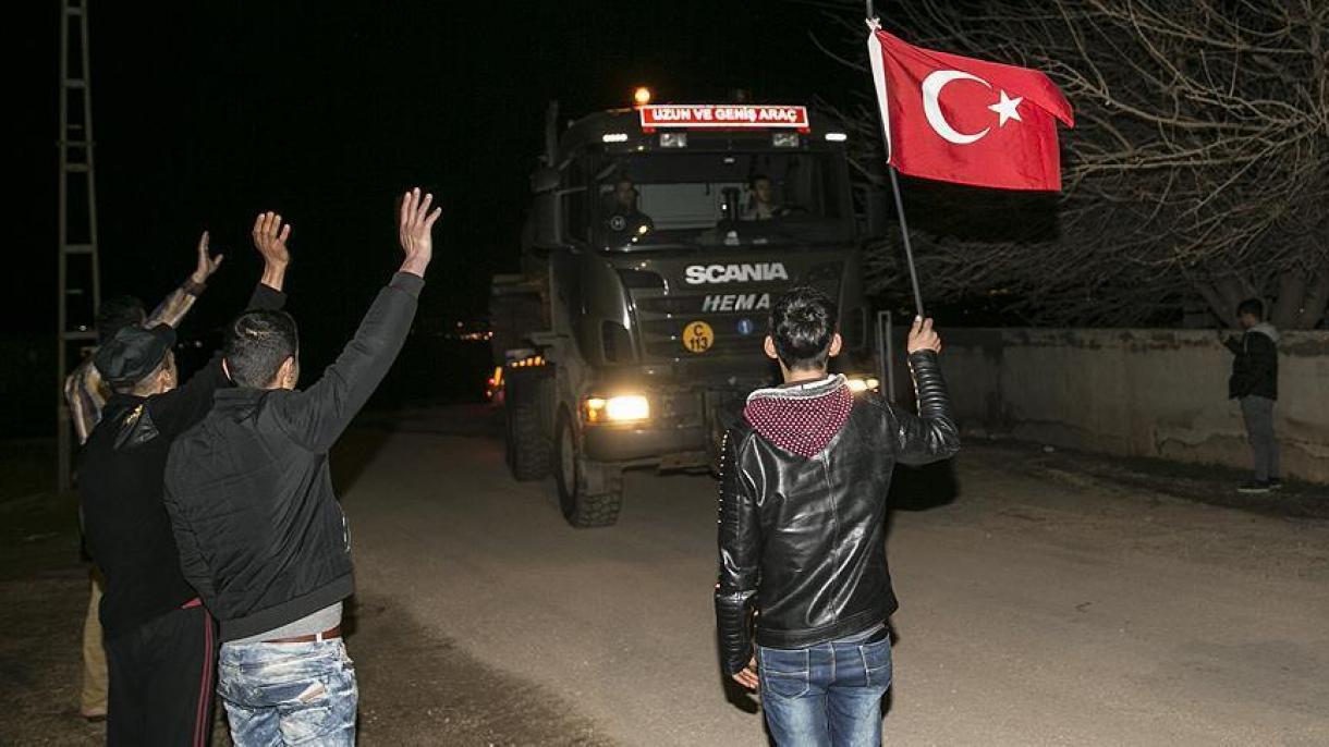 ادامه انتقال تجهیزات نظامی ارتش ترکیه به مرز سوریه