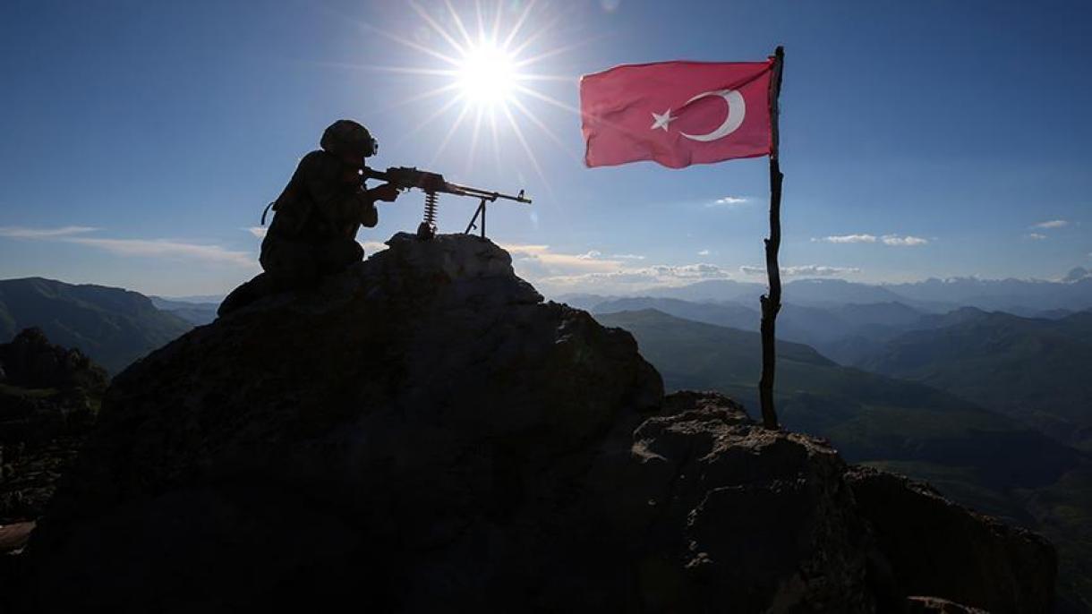 وزارت دفاع ترکیه: ظرف هفته اخیر 43 تروریست از پای درآمدند