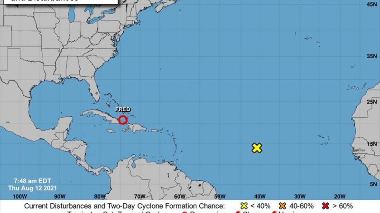 La tormenta tropical Fred perdió fuerza y se transformó en depresión en tránsito por el Caribe