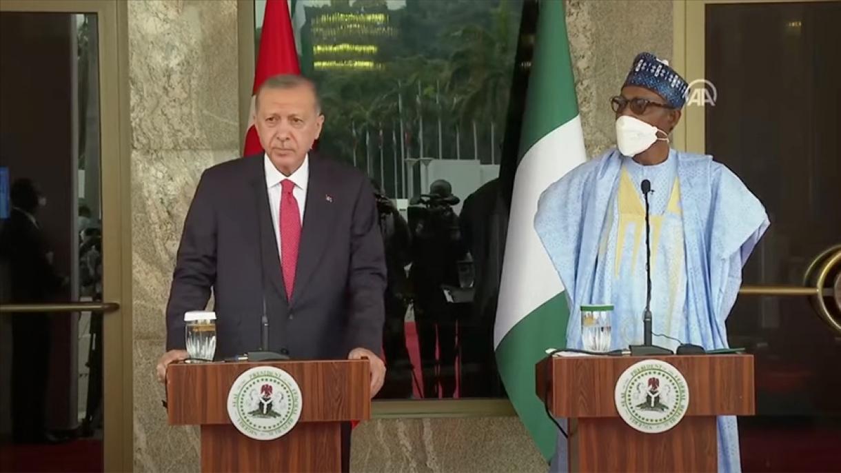 Эрдоган Нигерияда кесиптеши менен жолугушту