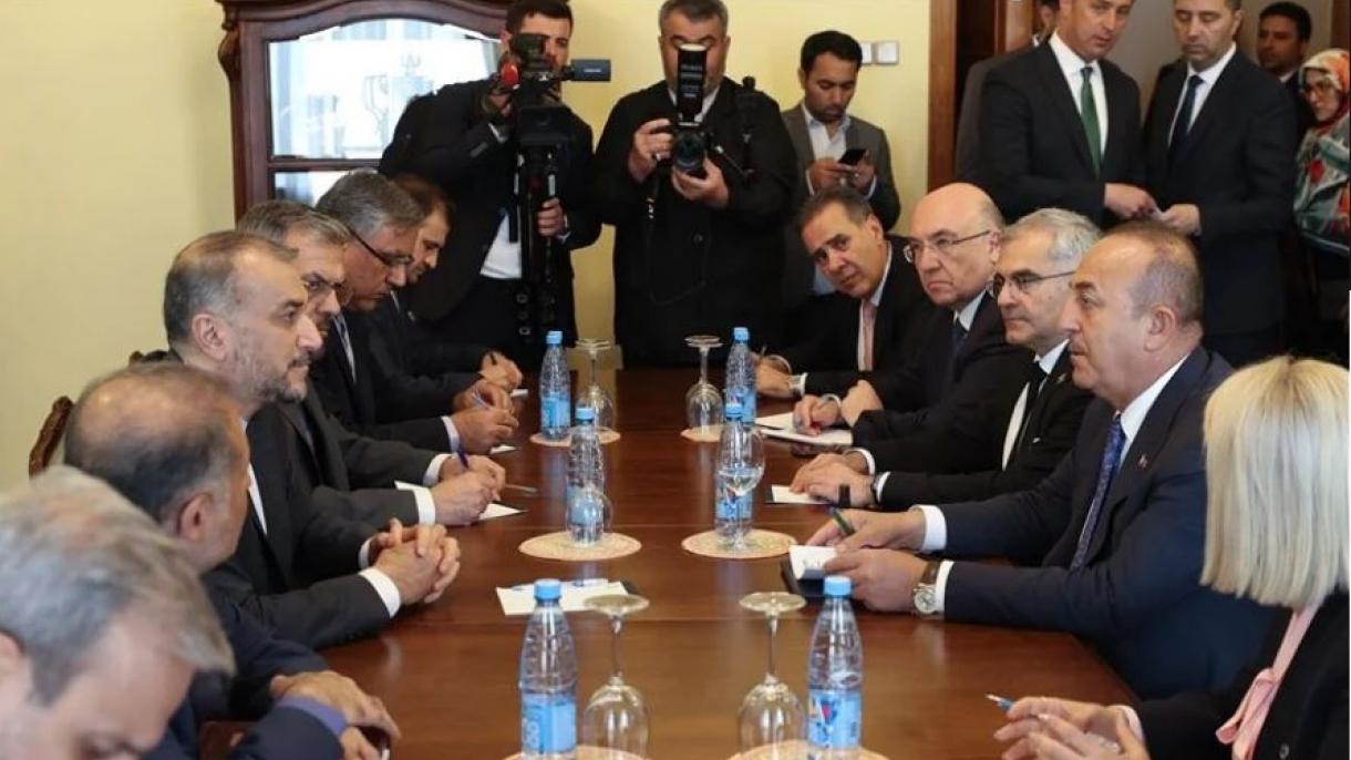 دیدار وزرای خارجه ترکیه و ایران در مسکو