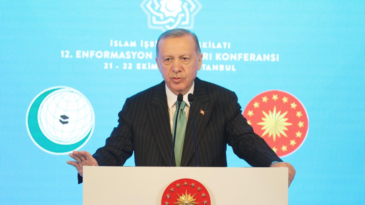Президент Эрдоган Ислам Кызматташтык Уюмунун маалымат министрлеринин конфеернциясына катышты