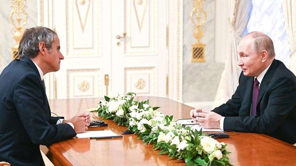 Il presidente Putin incontra il capo dell'AIEA Grossi