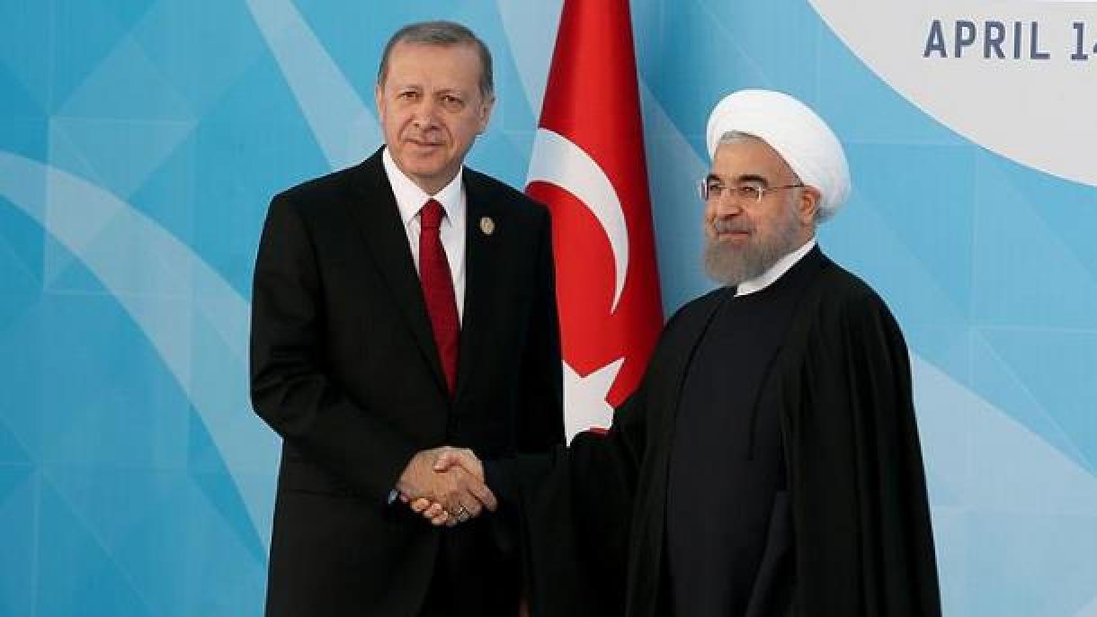صدر ایردوان کی طرف سے صدر روحانی کو کامیابی کی مبارکباد