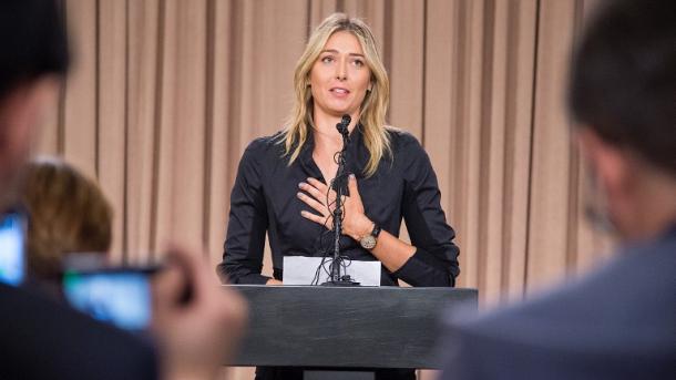 Sharapova, castigada con dos años por dopaje