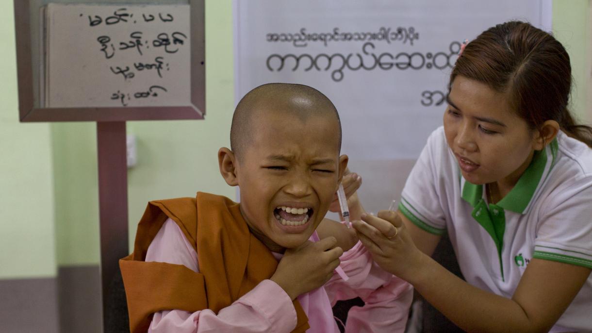 واگیرشدن بیماری سرخک در شمال میانمار