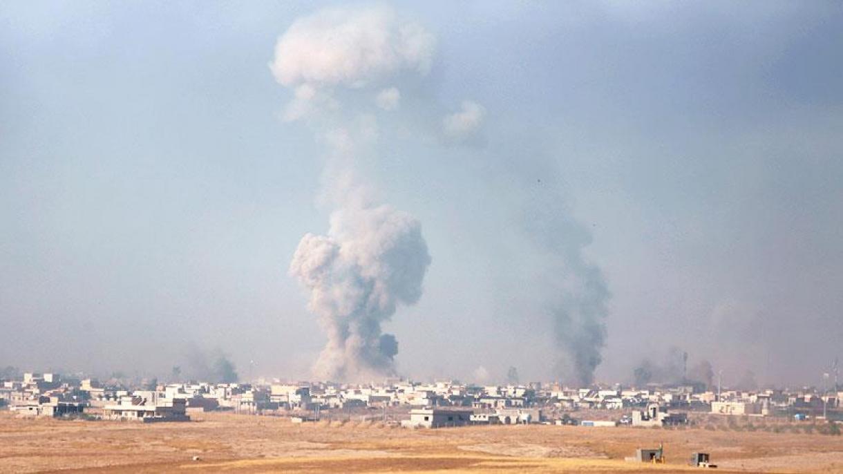 达伊沙用小型无人机轰炸摩苏尔东部地区