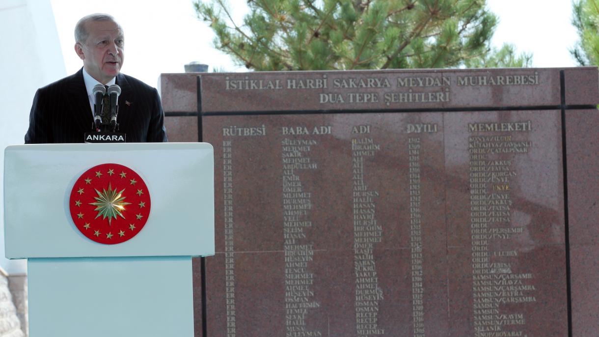 Μήνυμα Ερντογάν με αφορμή την 100η επέτειο της Νίκης του Σακάργια