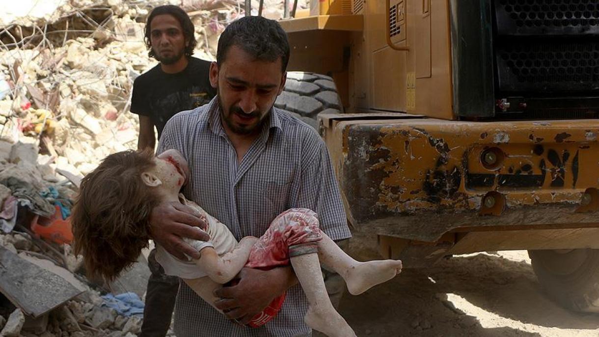 Βομβαρδίζει ανελέητα το καθεστώς της περιοχές των αντιπολιτευόμενων στο Χαλέπι