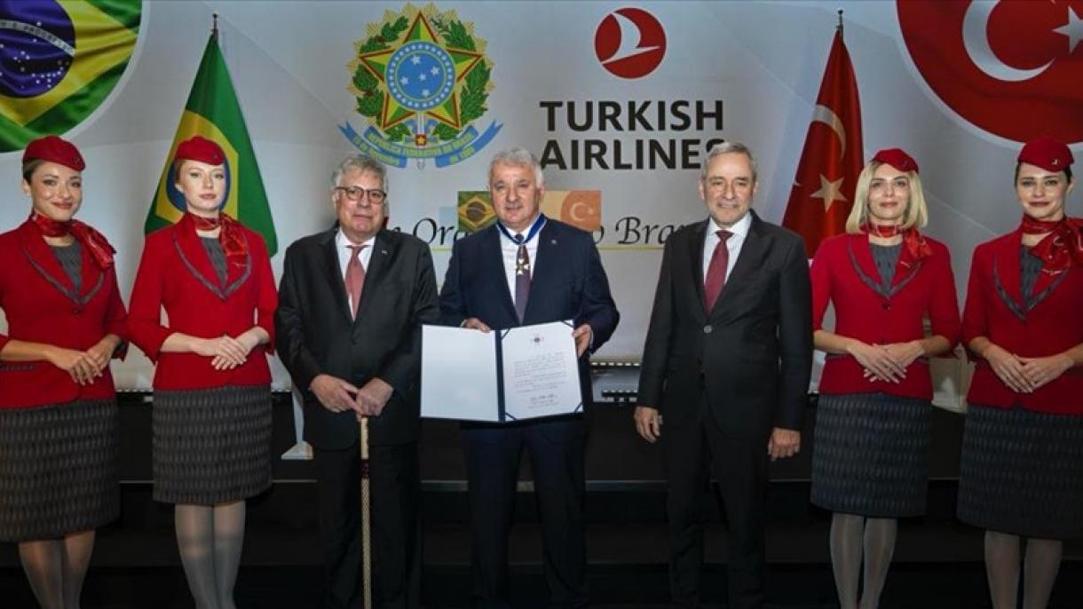 Diretor-Geral da Turkish Airlines recebeu a condecoração "Ordem do Rio Branco" do Brasil