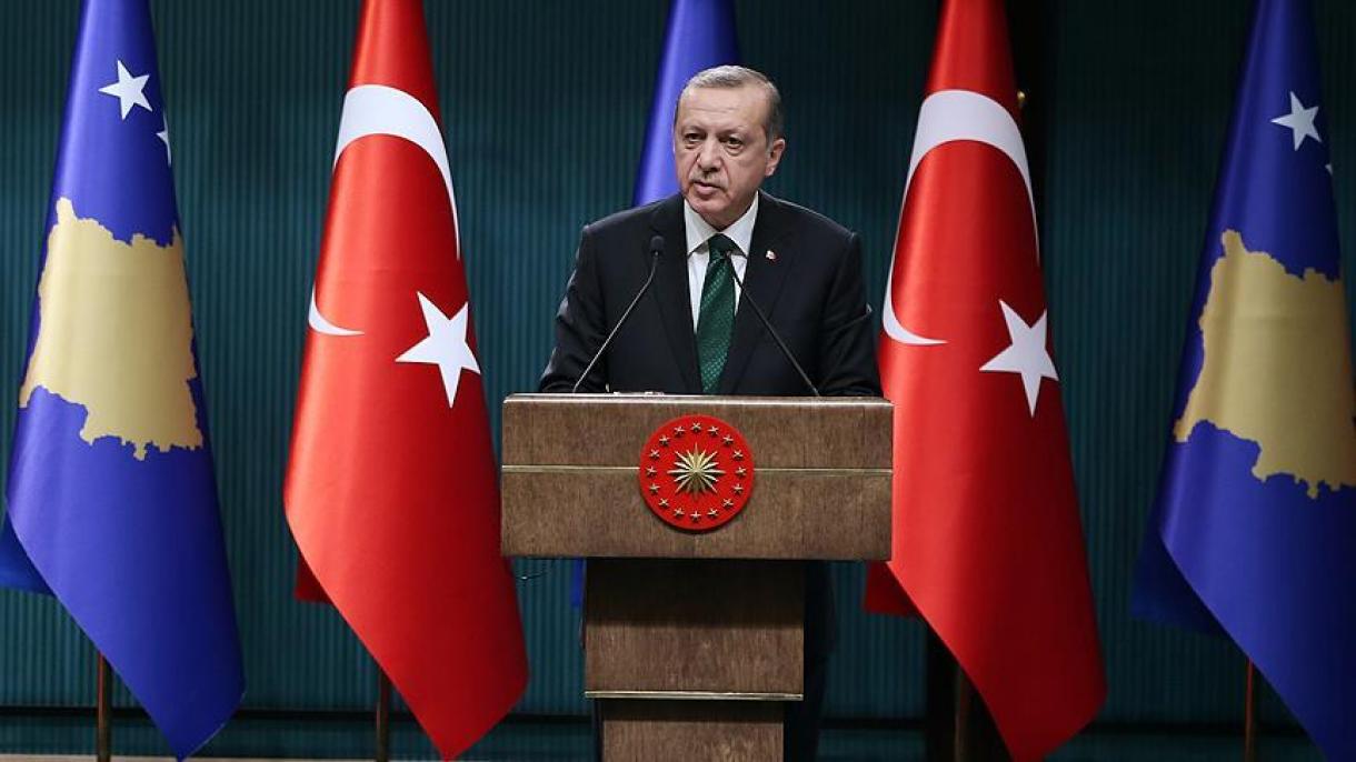اردوغان : مبارزاتمان علیه تروریسم تا برقراری کامل امنیت جانی شهروندان ترکیه ادامه خواهد یافت