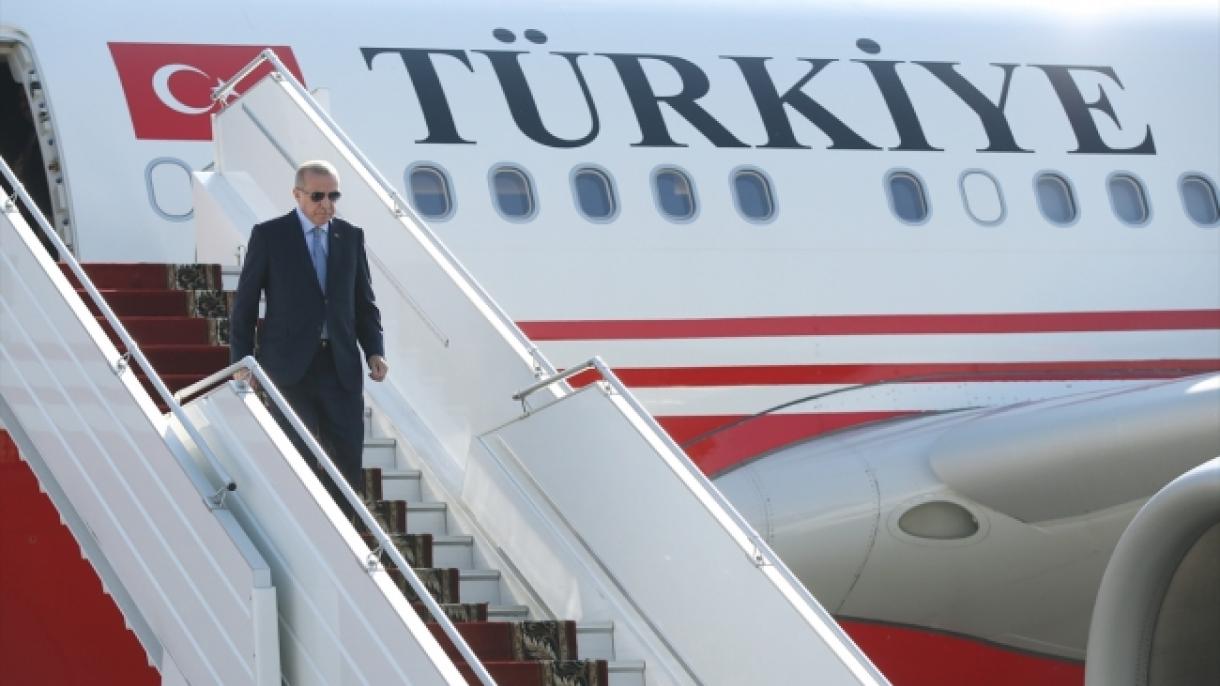 Turkiya prezidenti Rajap Tayyip Erdo’g’an Sochiga yetib bordi