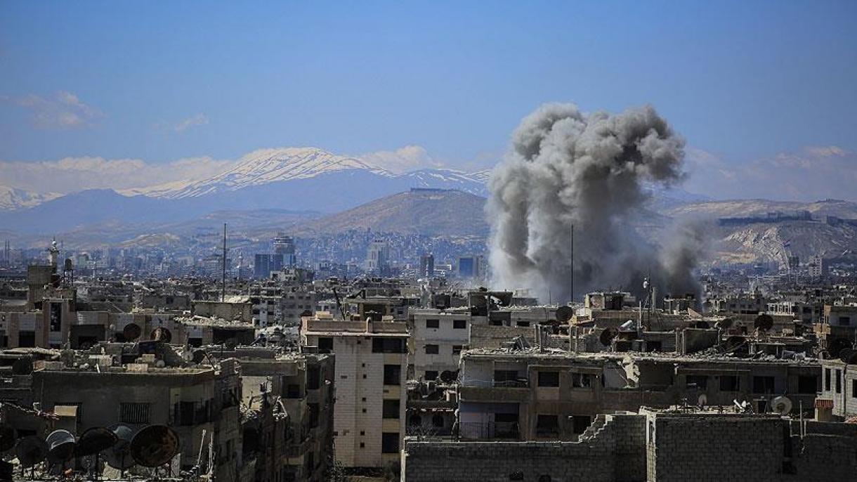 شام، اسد قوتوں کے فضائی حملوں میں 12 افراد ہلاک