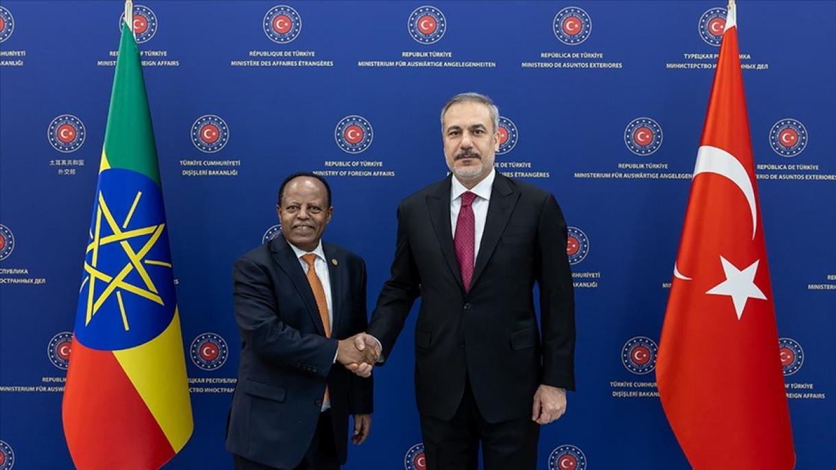 دیدار وزیر خارجه ترکیه با همتای اتیوپیایی‌اش در آنکارا