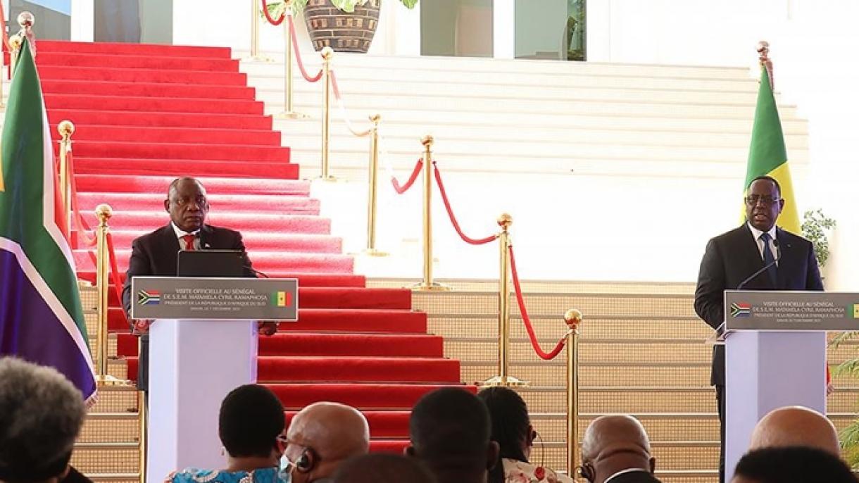 واکنش روسای جمهور سنگال و آفریقای جنوبی به سازمان ملل