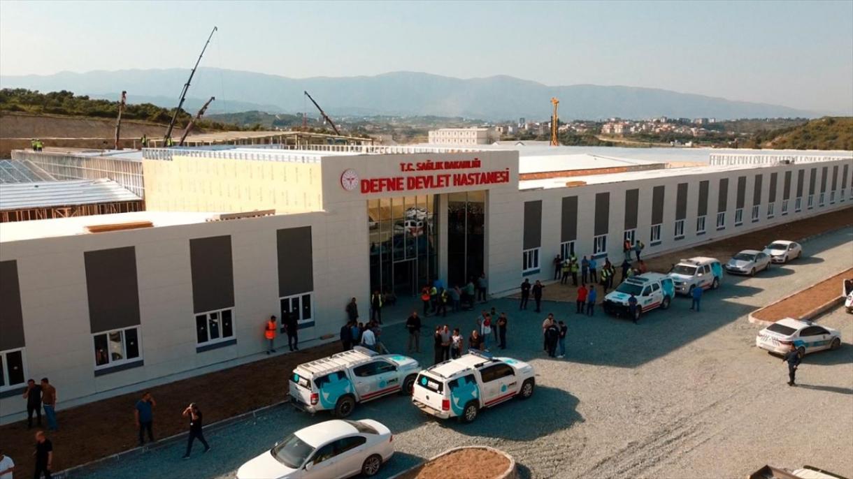 Ердоган открива новата болница в Хатай...