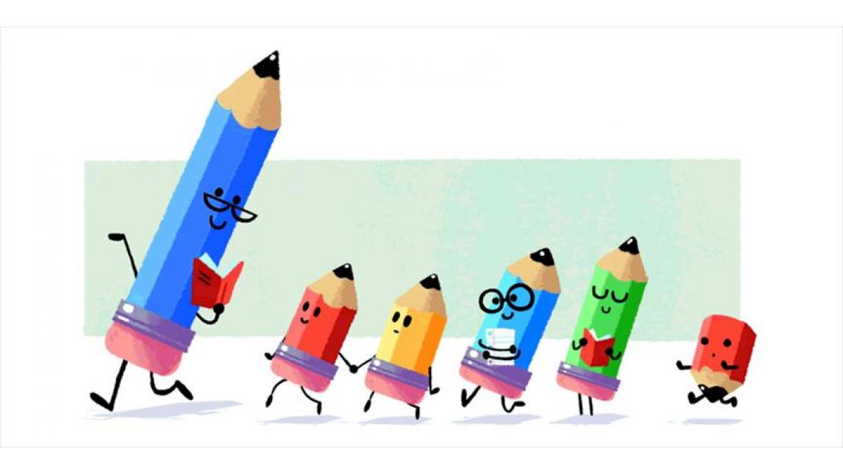 Logo especial do Google para o Dia dos Professores