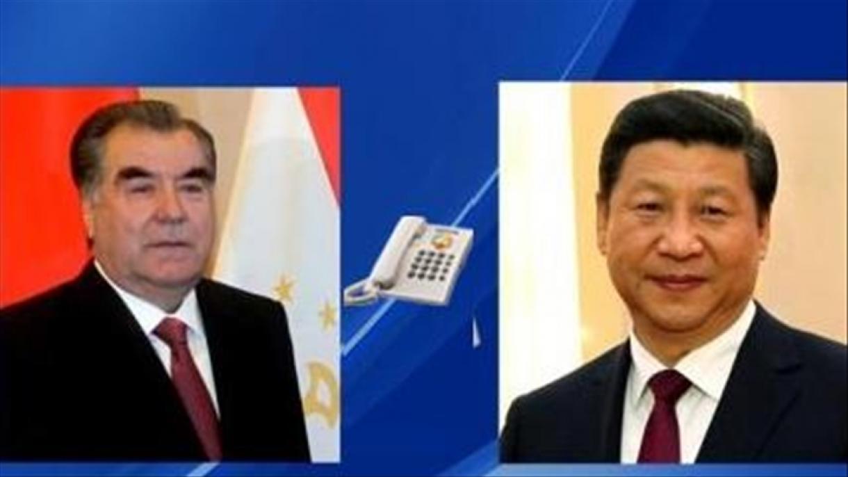 روسای جمهور تاجیکستان و چین درباره افغانستان تلفنی گفت‌وگو کردند