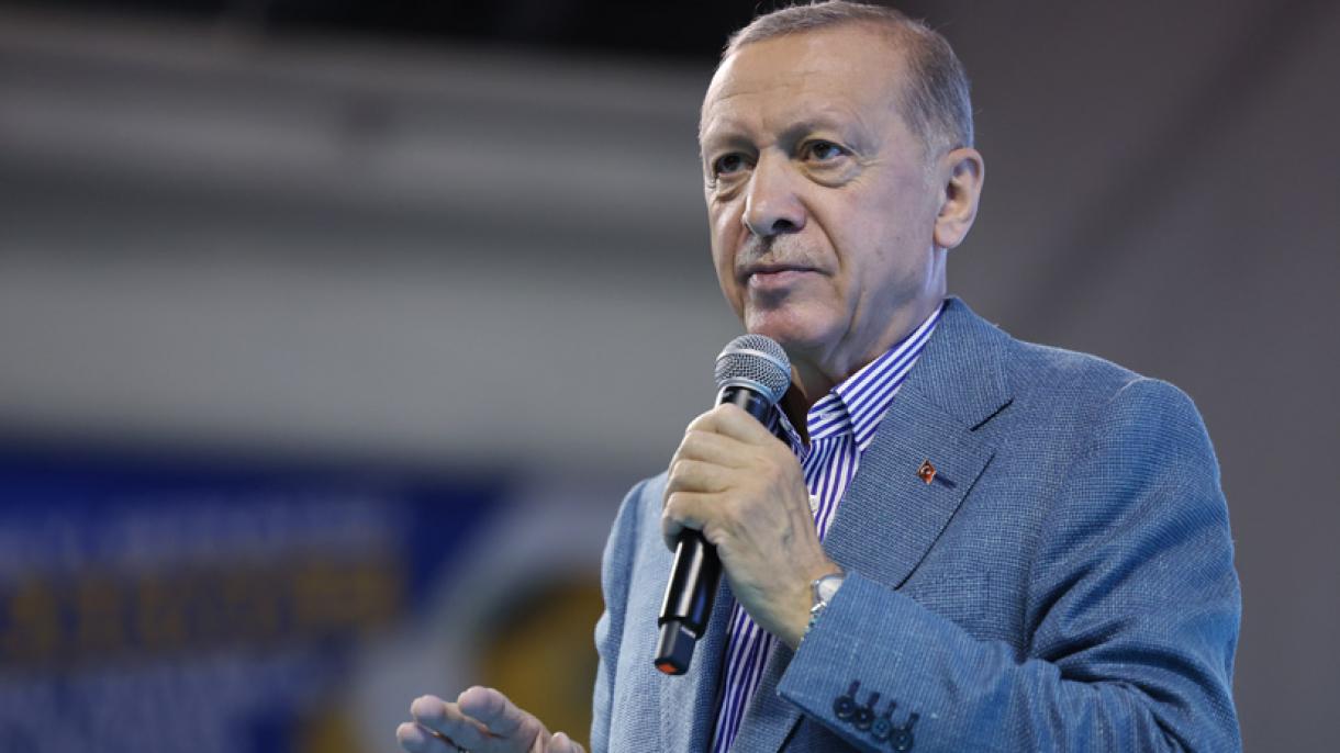 Prezident Erdogan Ankarada halka ýüzlenip çykyş etdi