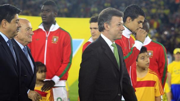 Santos considera uma "vergonha" a suspensão de líder colombiano pela FIFA