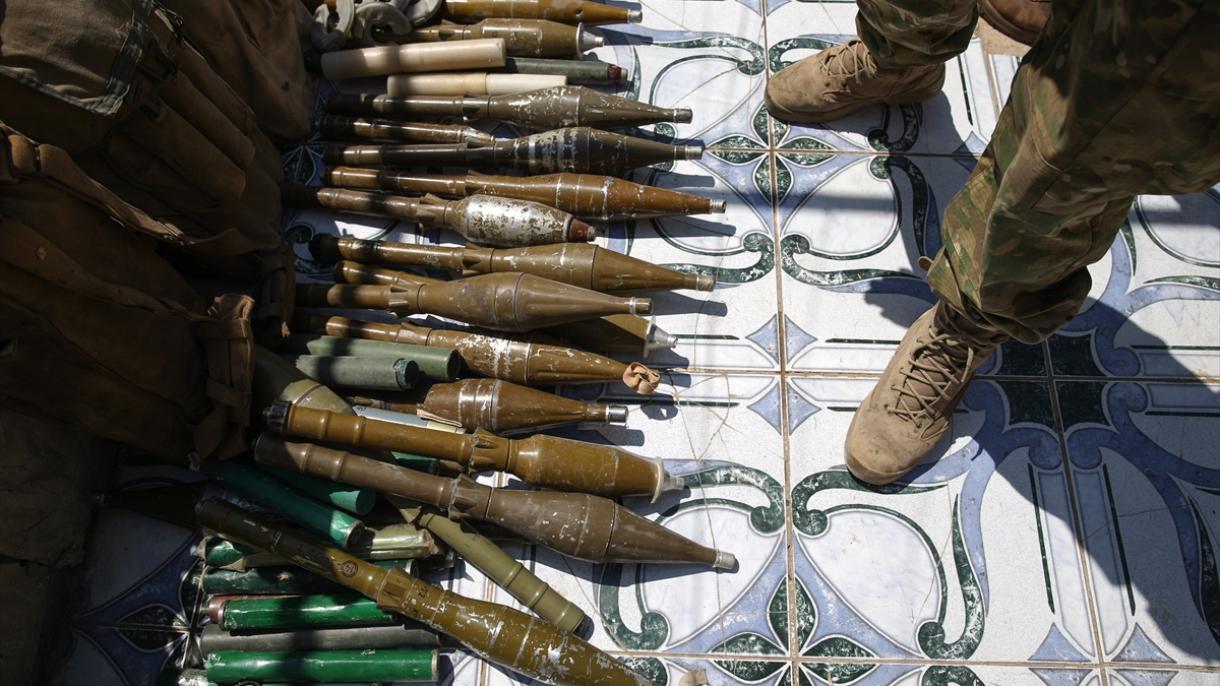 伊拉克缴获欲被运给阿夫林恐怖组织的大量武器