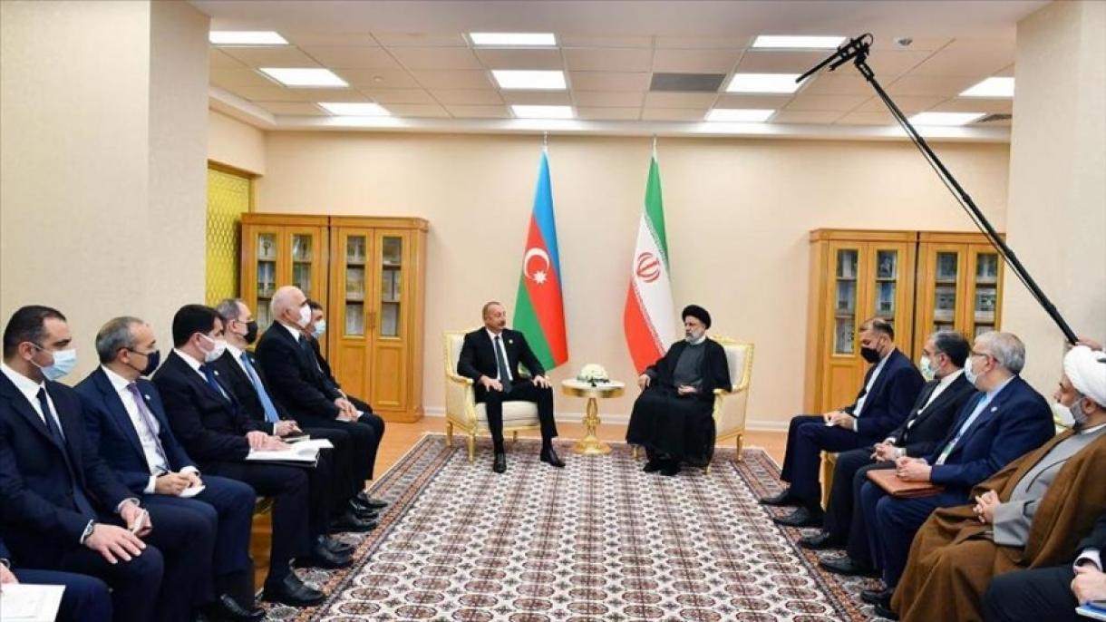 روسای جمهور آذربایجان و ایران در عشق‌آباد دیدار کردند