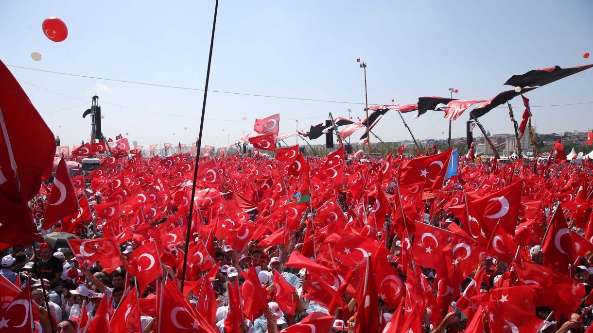 Iniziata grande manifestazione Yenikapı, 5 milioni in piazza