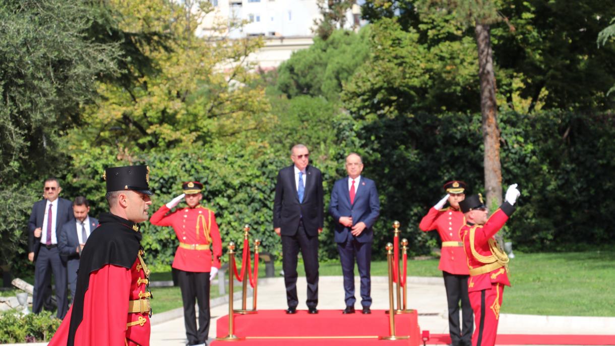 Prezident Erdogan Albaniýada Saparda Bolýar