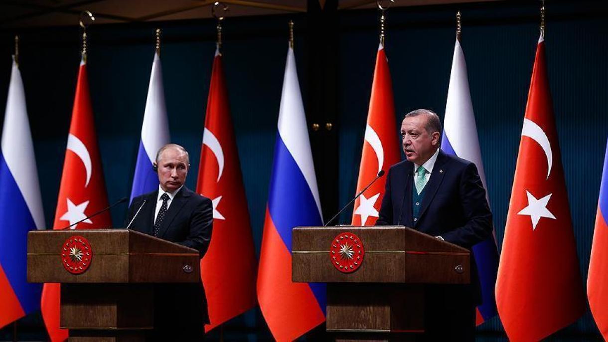 Conferenza stampa congiunta Erdogan - Putin ad Ankara
