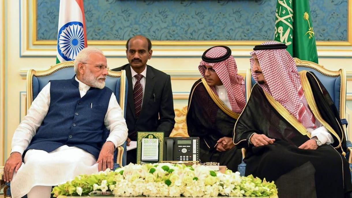 بھارتی وزیراعظم کا دورہ سعودی عرب، شاہ سلمان سے ملاقات
