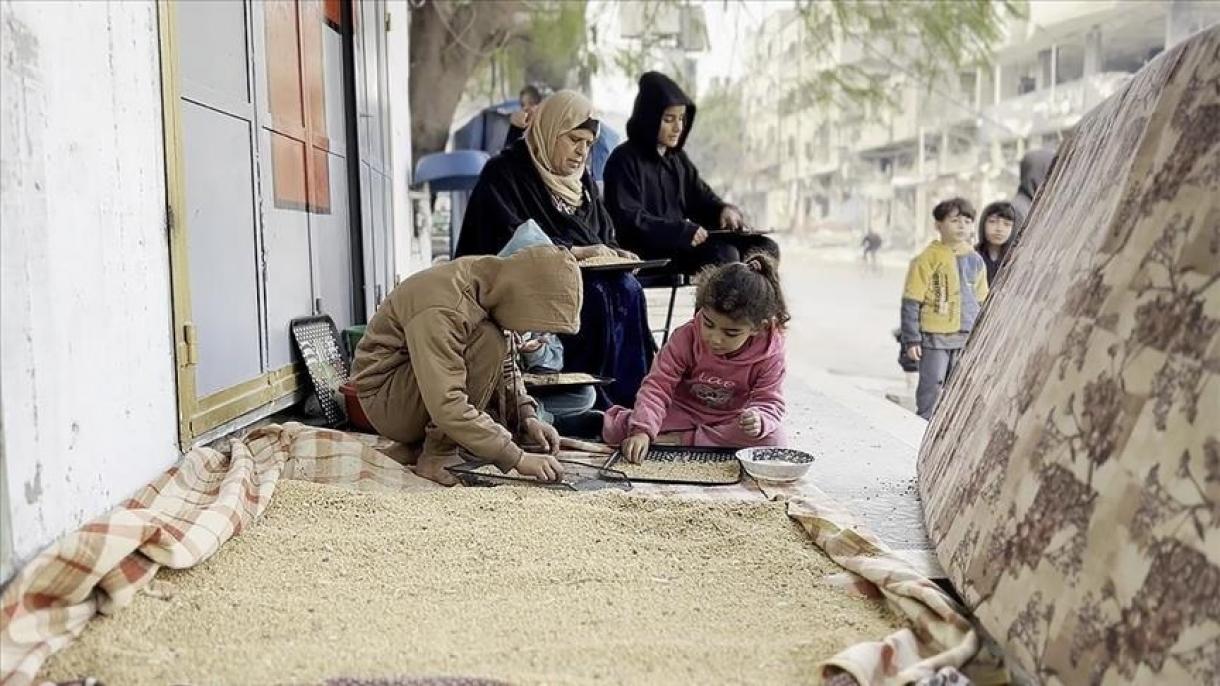 Los palestinos en el norte de Gaza reciben harina por primera vez en unos cuatro meses