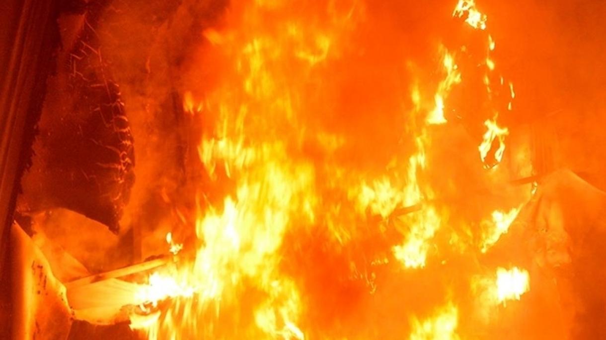 آتش‌سوزی مهیب در تونل تنگه زاغ در جنوب ایران