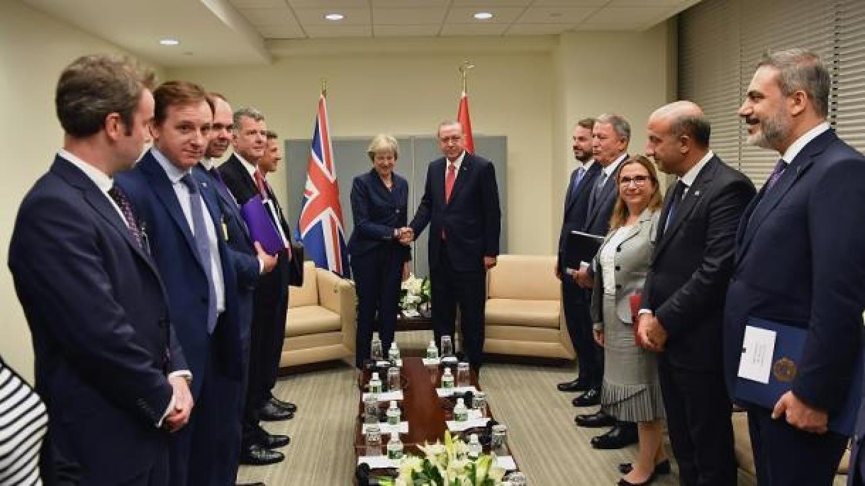 رئیس جمهور اردوغان با رهبران بعضی از کشور ها ملاقات کرد