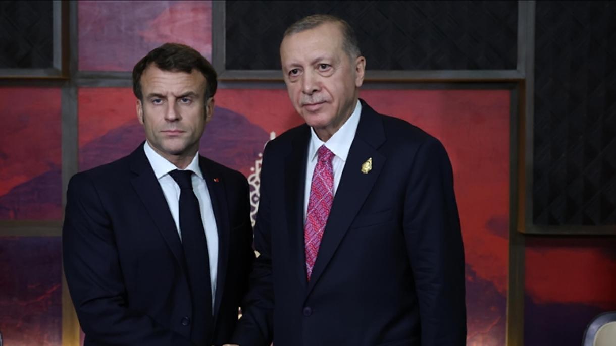 اردوغان و مکرون در حاشیه اجلاس سران کشورهای گروه 20 دیدار کردند