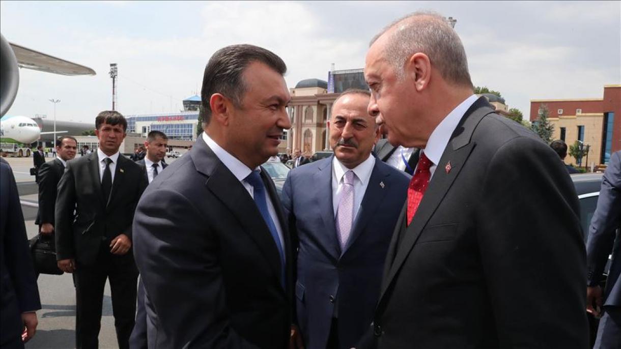 اردوغان تاجیکستان را به مقصد ترکیه ترک کرد