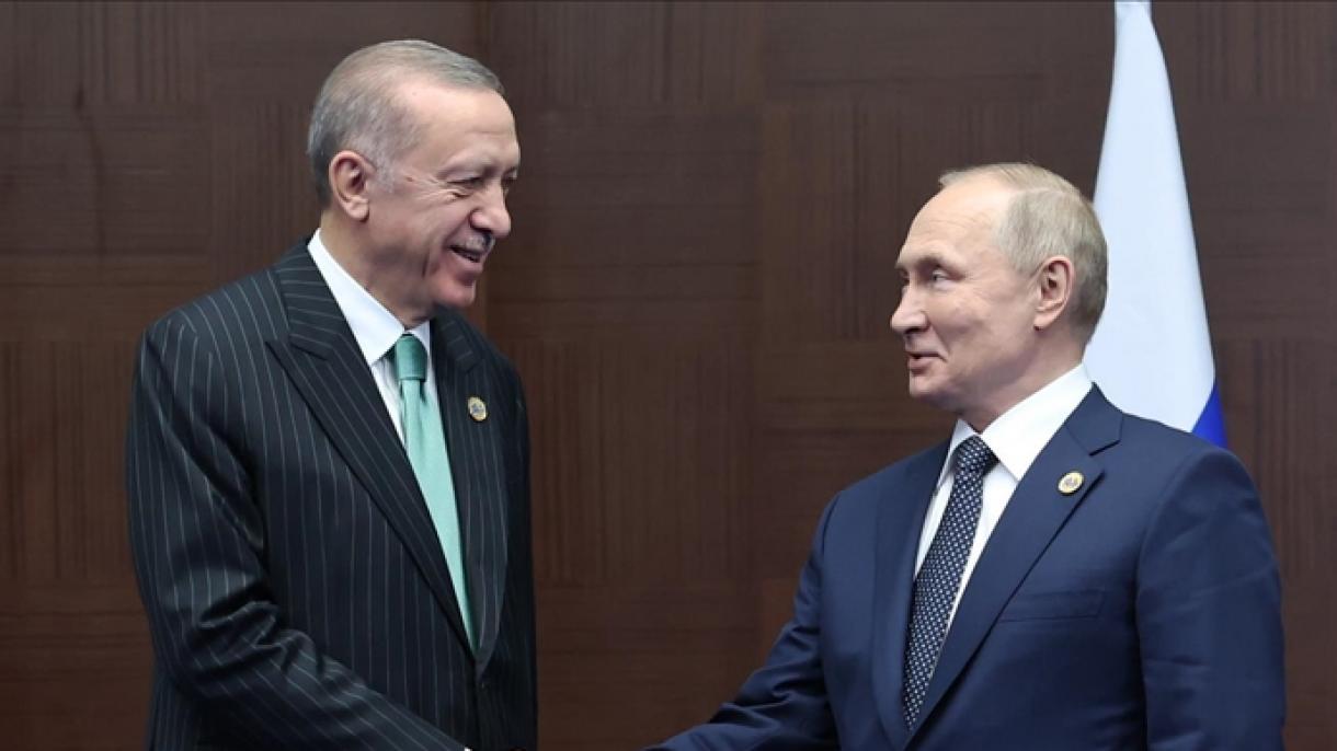 Erdogan si congratula con il suo omologo russo Putin per la sua ultima vittoria elettorale