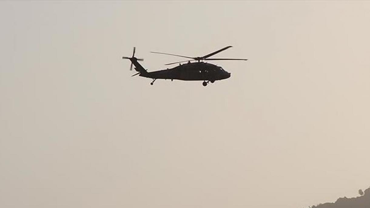 Helikopterbaleset a Bahama-szigetek közelében