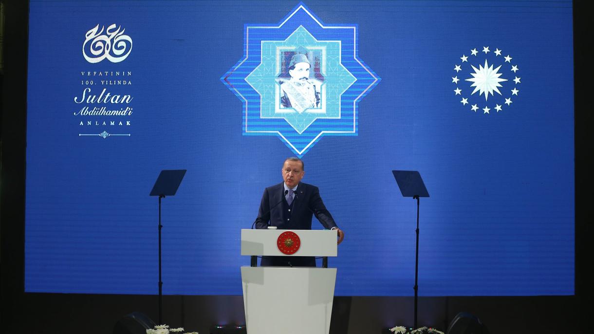Erdogan “Ýogalmagynyň 100-nji ýylynda Soltan Abdülhamidi hatyralamak” çäresine gatnaşdy