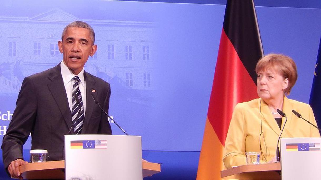Convorbire telefonica Obama-Merkel